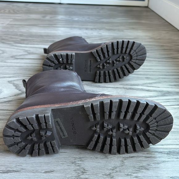 Vince Cabria Lug zip combat boots size 6.5 - Picture 11 of 14